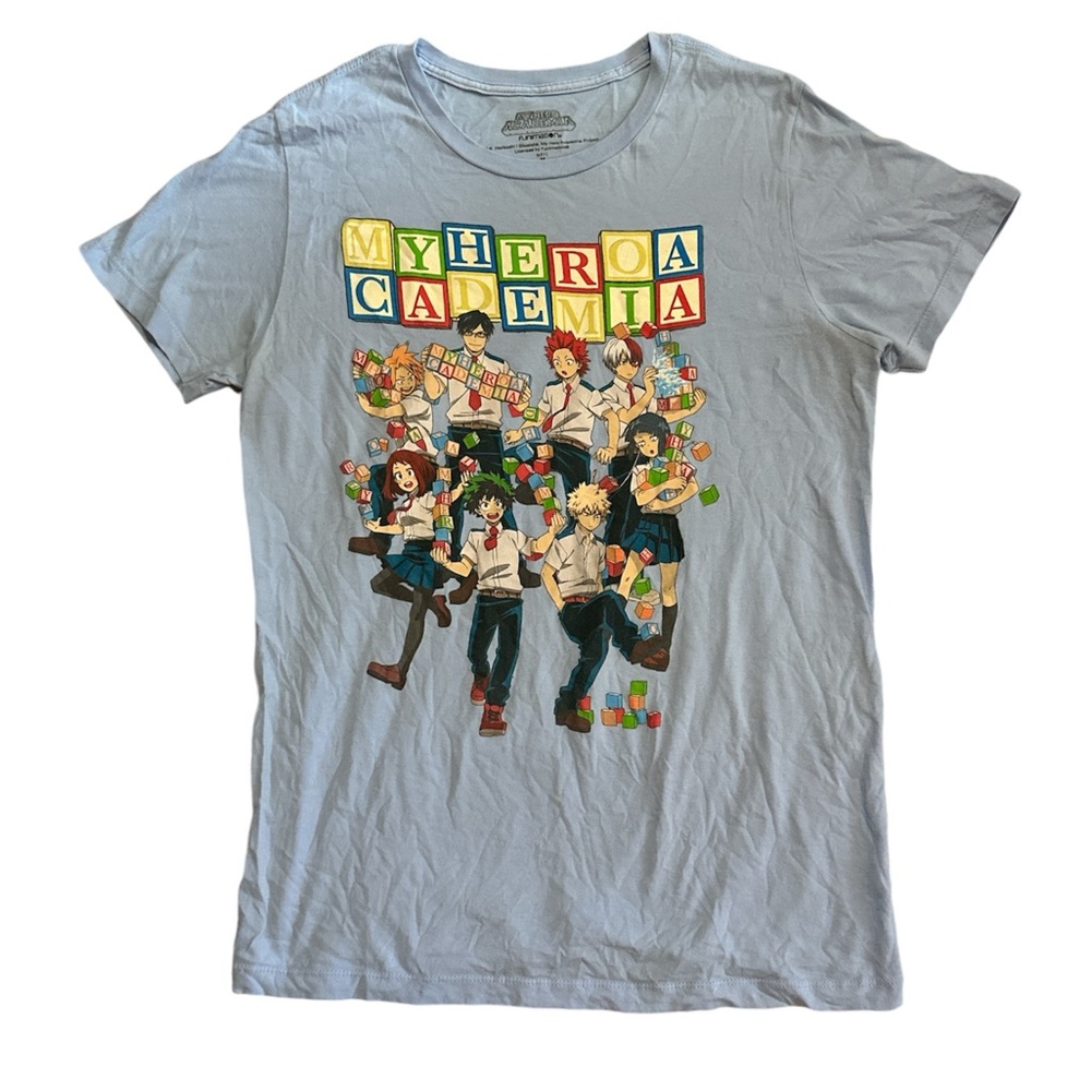 My hero academia blue shirt